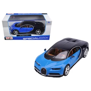 31514GRY | Maisto Bugatti Chiron Black Diecast Model Car