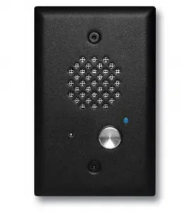 Viking VK-E-40-BK Textured Black Entry Phone With Automatic Disconnect