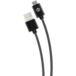 Iessentials IEN-BC10C-BK Braided Usb-c To Usb-a Cable, 10ft (black)