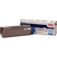 Original Okidata 43324419 Oki Cyan Toner For C6100n, C6100dn, C6100dtn