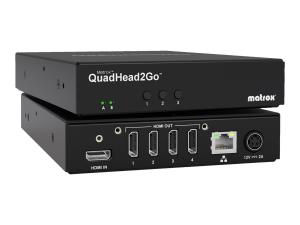 Matrox Q2G-H4K Ac Q2g-h4k Quadhead2go Q155 4k Video Wall Appliance Fea