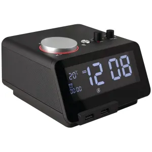 Homtime PESFN19307 19307 C12 Bluetooth(r) Alarm Clock With Dual Usb Ch