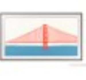 Samsung Modern Brown Customizable Bezel for 50-Inch Frame TV