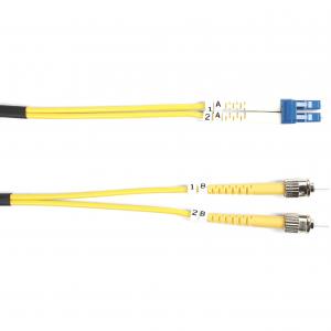 Black FOSM-003M-STLC Black Box Fiber Optic Duplex Patch Network Cable 