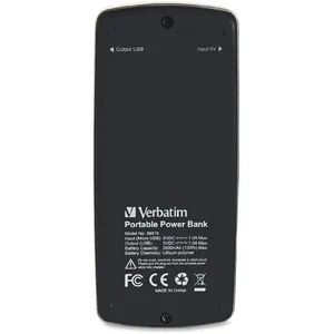 Verbatim 98019 Portable Power Pack, , Usb, 3500mah, Black