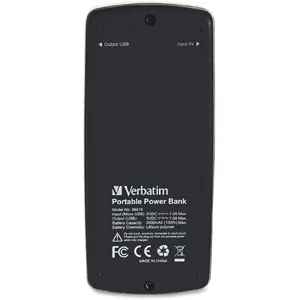 Verbatim 98019 Portable Power Pack, , Usb, 3500mah, Black