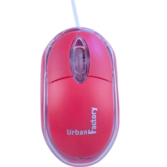 Urban VV2049 Krystal Mouse - Optical - Cable - Red - Usb 2.0 - 800 Dpi