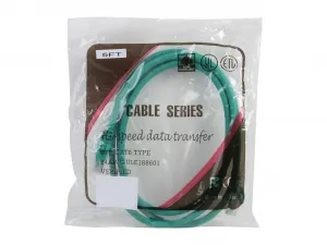 Bytecc C6EB-5G 5 Ft Cat 6 Cable Green Color