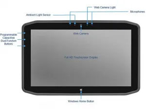 Zebra 200447 Tablet, Xr12, I5, 128 Gb Ssd, No Wwan, No Discrete Gps, W