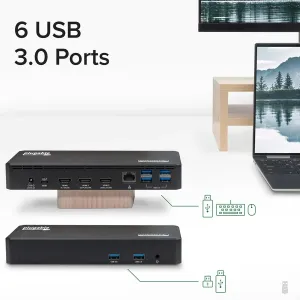 Plugable UD-3900PDZ Plugable Usb C Triple Display Dock