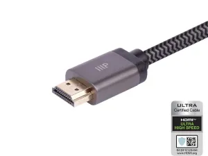 Monoprice 42684 8k Certified Braided Ultra High Speed Hdmi Cable - Hdm