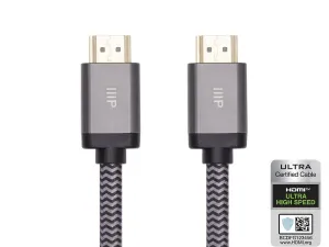 Monoprice 42684 8k Certified Braided Ultra High Speed Hdmi Cable - Hdm