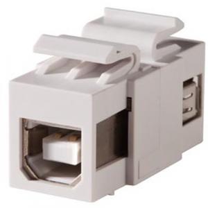 C2g KSUSBAB-88 Ortronics Cloud White Usb A-b Feed-thru Keystone