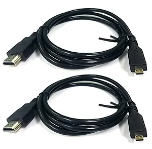 Ncomputing Global 2-Pack Micro HDMI to HDMI Cables - High