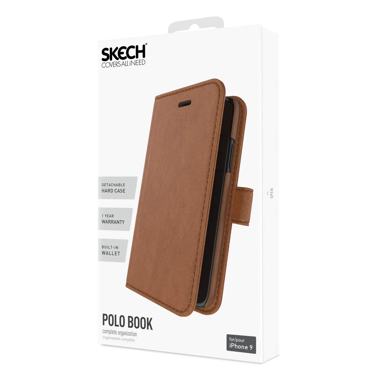 Skech SK81-PB-BRN Polo Book For Iphone Xr Brn