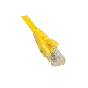 Weltron 90-C6CB-YL-002 2ft Yellow Cat6 Snagless  Patch Cable