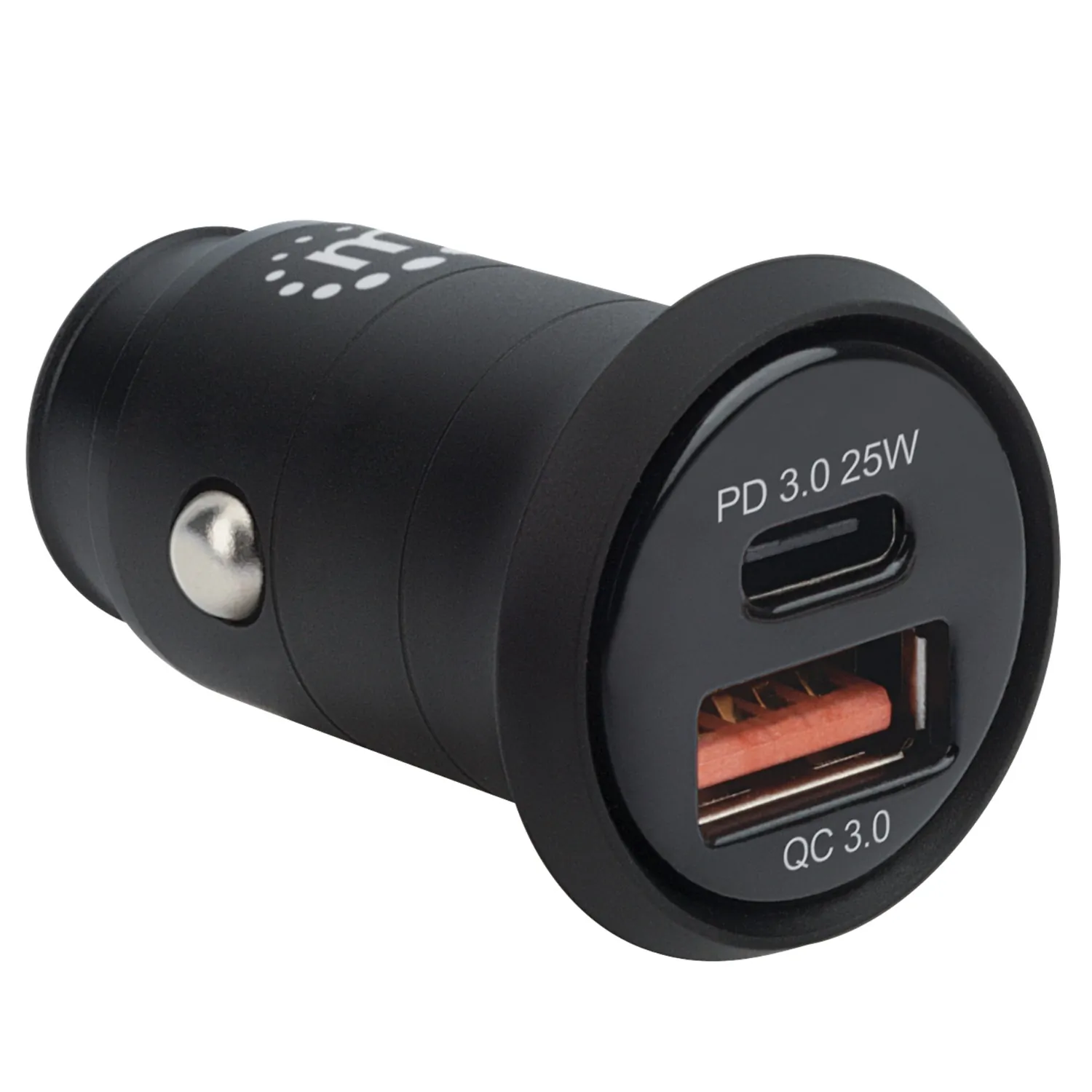 Manhattan 102414 2-port Power Delivery Car Charger-25w