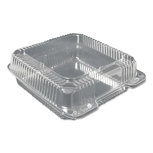 PXT880 | Durable Packaging 50 Oz Clear Hinged Plastic