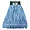 Boardwalk Medium Blue Microfiber Looped-End Wet Mop Heads -