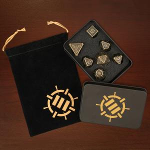 Generic ENTTDM7500BKWS Dnd Metal Dice Set With Case And Bag