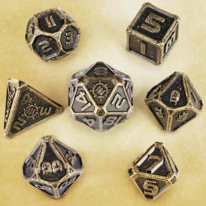 Generic ENTTDM7500BKWS Dnd Metal Dice Set With Case And Bag