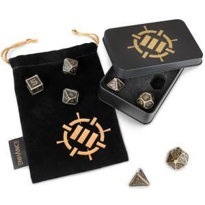 Generic ENTTDM7500BKWS Dnd Metal Dice Set With Case And Bag