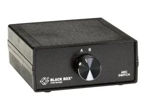 Used Black SWL030A-MMM Db9 Switch, Abc (2 To 1), Chassis Style