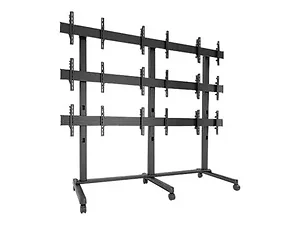 LVM3X3U | Chief FUSION Micro-Adjustable Video Wall Cart 3x3