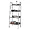 38450149 | Atlantic 4-Tier White Storage Rack - Durable and