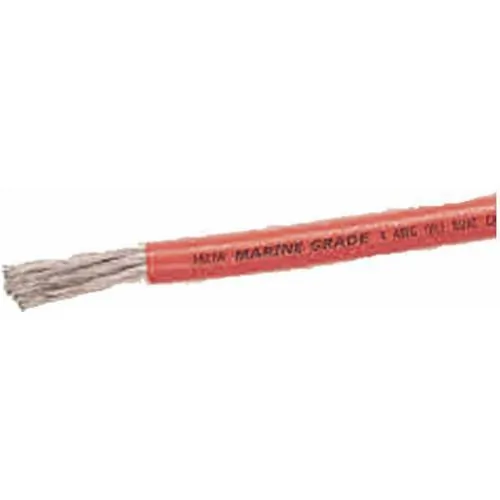 Ancor 112505 Red 6 Awg Tinned Copper Wire - 50'