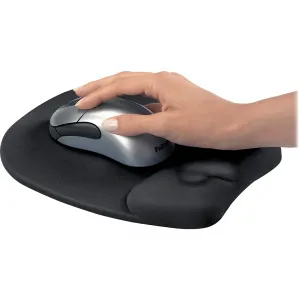 Fellowes FEL9176501 Memory Foam Mouse Padwrist Rest - Black.item H X W