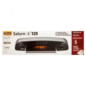 Fellowes 5736601 Saturntrade;3i 125 Laminator With Pouch Starter Kit -