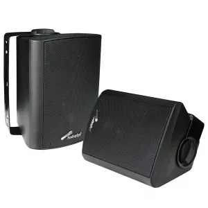 Audiopipe ODP423BK 4 Black Outdoor Speakers Pair