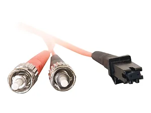 33191 | C2g 4m MTRJ to ST 62/125 Multimode Fiber Cable