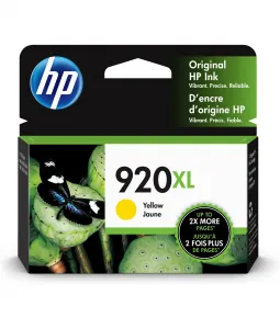 Original Hp CD974AN140 Hp  No. 920xl Yellow Inkjet Print Cartridge For