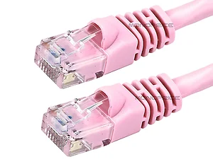 3713 | Monoprice 7FT CAT5E 24AWG Ethernet Cable - Pink