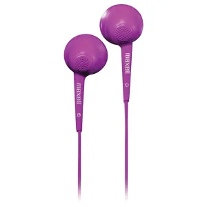 Maxell 191570 Jelm-pu Earbud W Mic           Jelleez Series Purple Ear