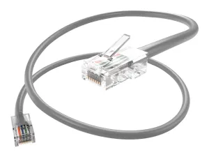 Unc PC5E-07F-GRY 7ft Gray Cat5e Patch Cable, Utp, No Boots