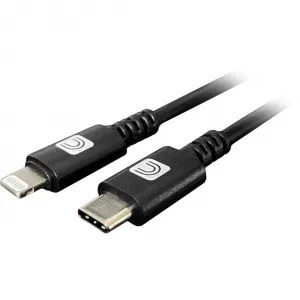 Comprehensive LTNG-USBC-3PROBLK 3ft Lightning To Usb C Cable