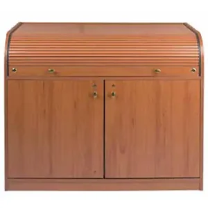 ERT-CH | Chief Elegant Cherry Rolltop Desk with Ample