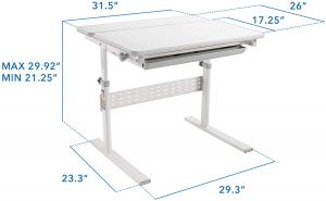 Relaunch MI-10204 Teen Height Adjustable Desk