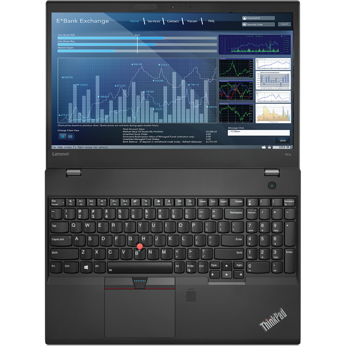 Lenovo 20HB001HUS Thinkpad P51s, Intel Core I5-7300u (2.60ghz, 3mb) 15