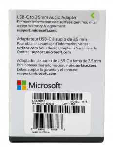 Microsoft LKZ-00001 Surface Usb-c To 3.5mm Audio Adapter