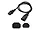 ADD-C132C1418AWG2FT | Addon 2FT Power Cable C14 to C13 10A