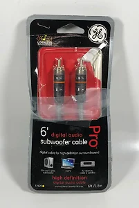 37620 | Ge 6-Foot High Definition Coaxial Cable for TV &