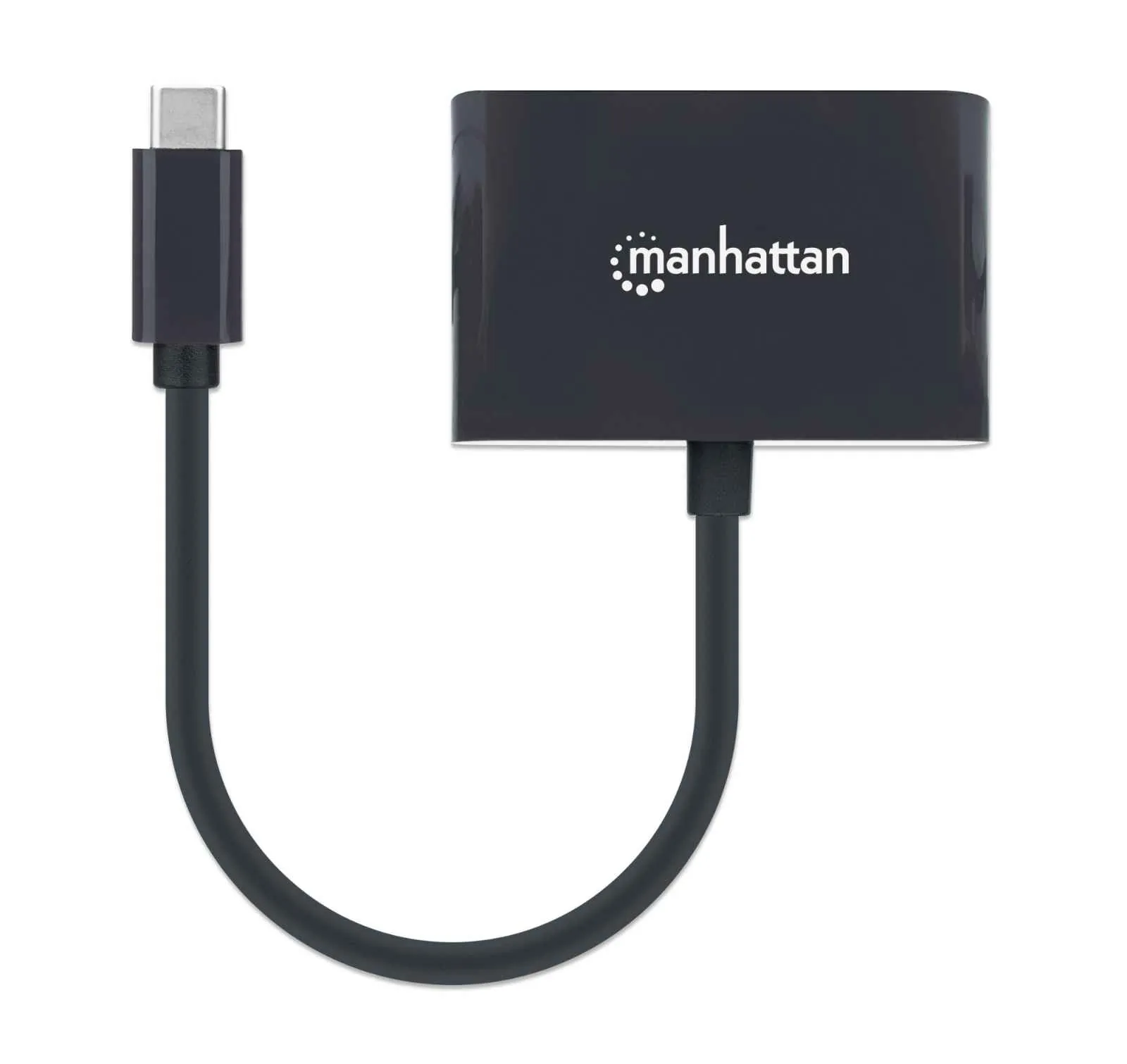 Manhattan 153430 Usb-c To Vga Converter With Pd Port