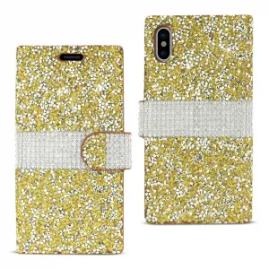 Apple DFC02-IPHONEXGD Reiko Iphone Xiphone Xs Diamond Rhinestone Walle