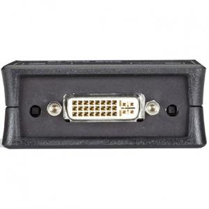 Black VR-DVI Black Box Dual Link Dvi Repeater For Extended Signals