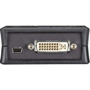 Black VR-DVI Black Box Dual Link Dvi Repeater For Extended Signals