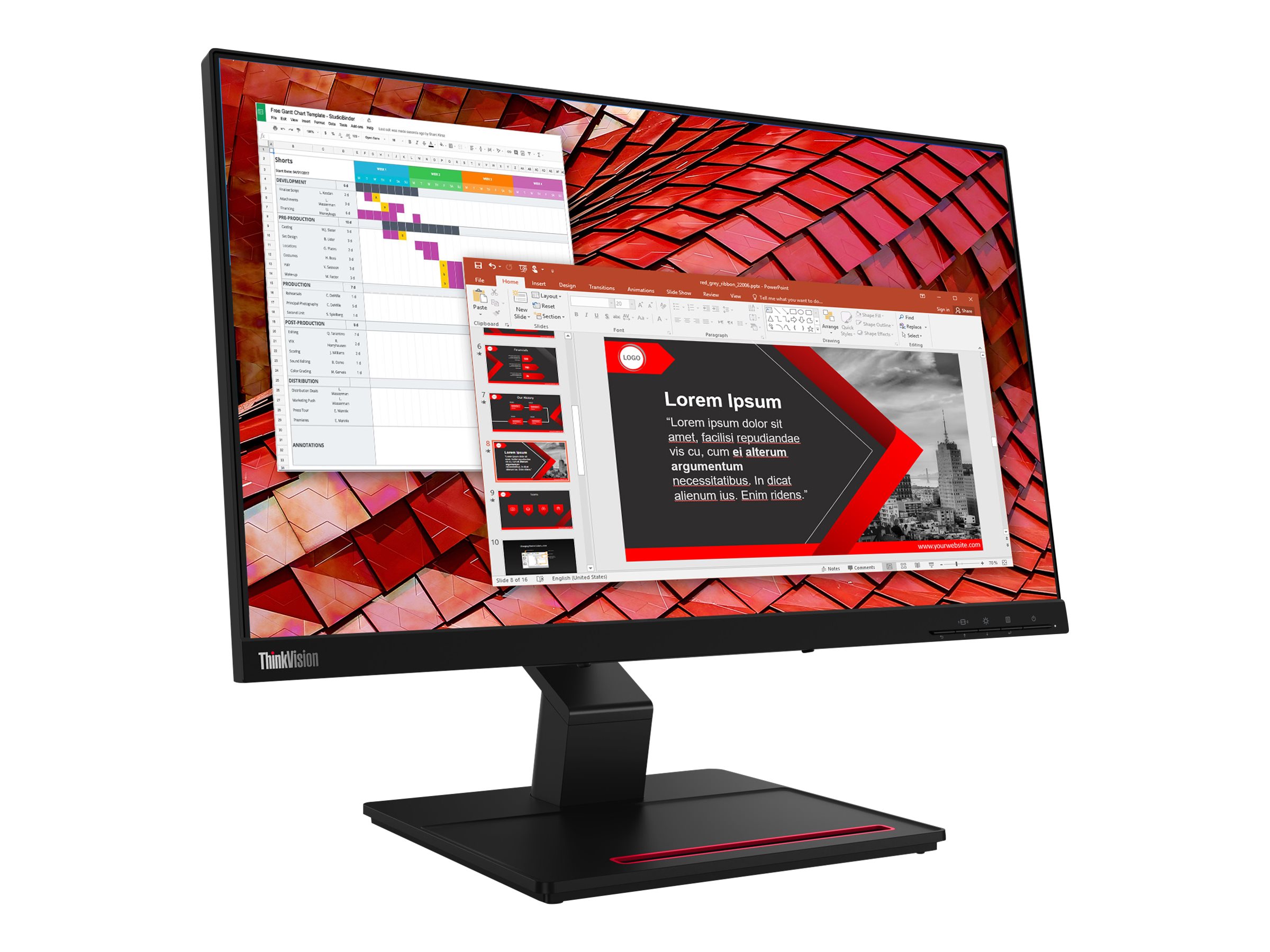 Lenovo 62C5GAR1US Thinkvision T24t-20 23.8